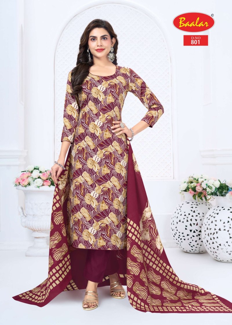 Pashmina Vol 8 By Baalar Cotton Printed Dress Material